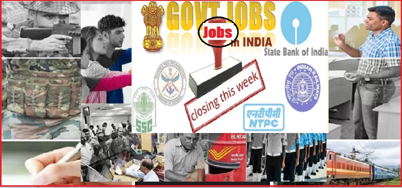 List of 2022 government jobs ending this week